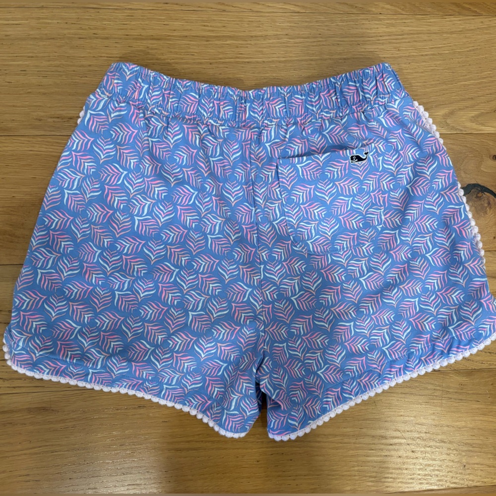 NWOT Vineyard Vines patterned girls shorts summer preppy tassel - Picture 2 of 5